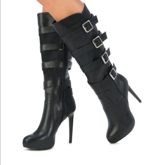 High Heeled Women's Boots - Picture 5 of 6